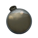 Icon dying vial OliveGreen